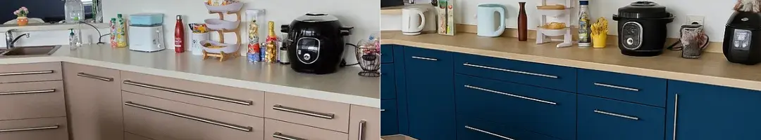 projection realiste cuisine avant après